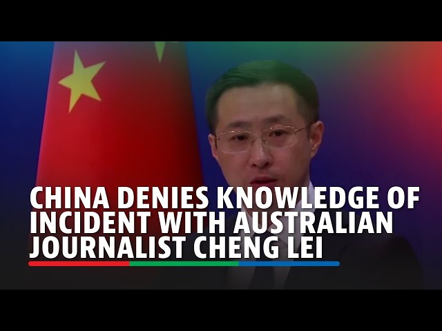 ⁣China denies knowledge of incident involving Australian journalist Cheng Lei