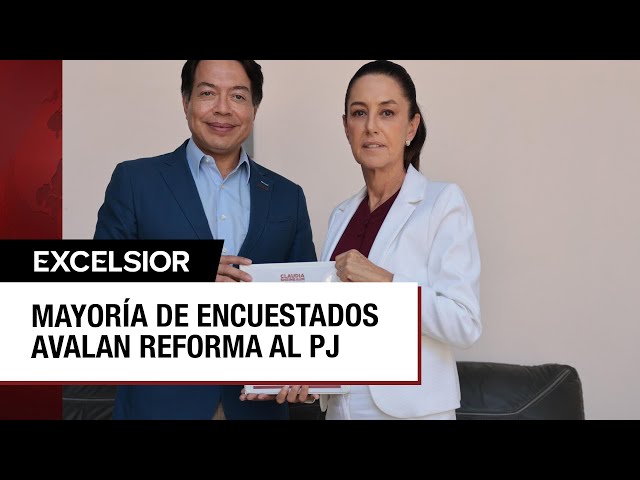 Reforma al Poder Judicial es aprobada en encuestas