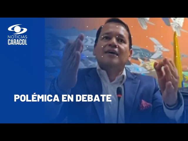 ⁣La polémica del representante Alejandro Ocampo en el debate de moción de censura a minsalud