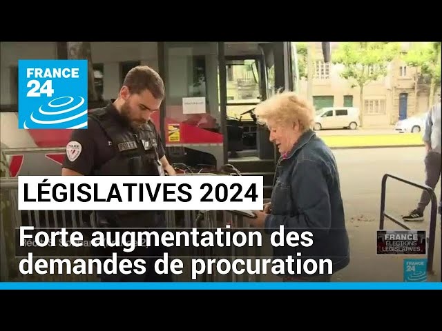 ⁣Législatives 2024 : forte augmentation des demandes de procuration • FRANCE 24