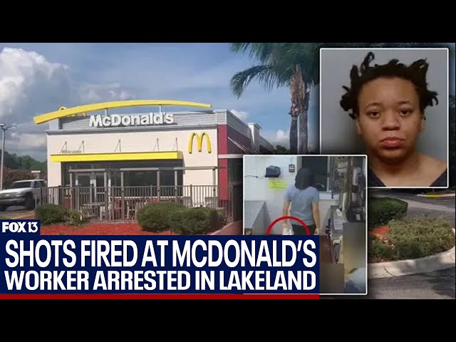 McDonald's employee accused of firing shots at customer's car