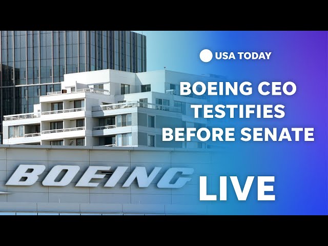 ⁣Watch live: Boeing CEO testifies before Senate amid safety concerns