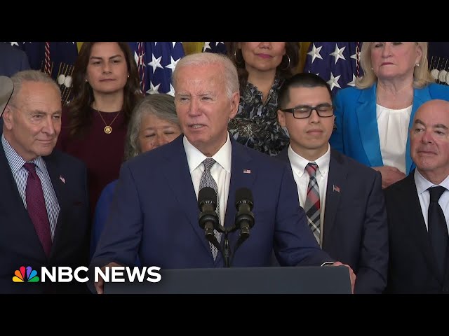 ⁣Biden: Protecting undocumented spouses from deportation is about 'keeping families together