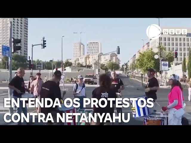 Entenda os protestos contra o primeiro-ministro Benjamin Netanyahu em Israel