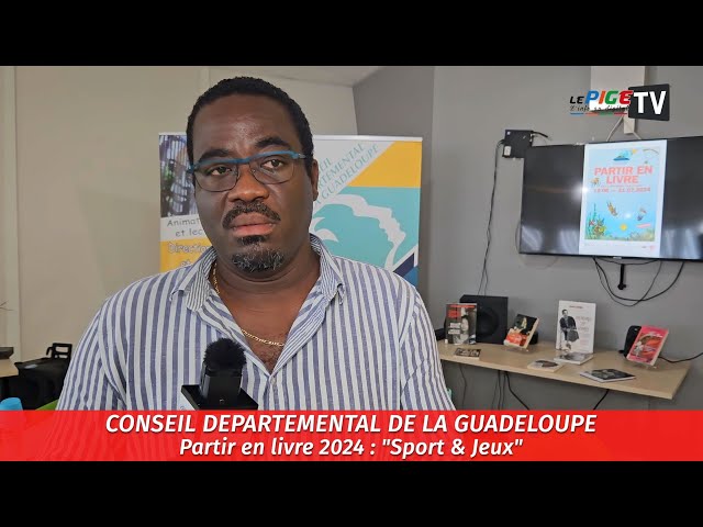 ⁣Conseil départemental de la Guadeloupe - Partir en livre 2024 : "Sport & Jeux"