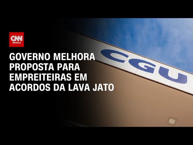 Governo melhora proposta para empreiteiras em acordos da Lava Jato | CNN PRIME TIME