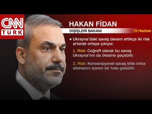 Hakan Fidan'dan '3. Dünya Savaşı' Çağrışımı: "Coğrafi Olarak Savaş, Ukrayna'