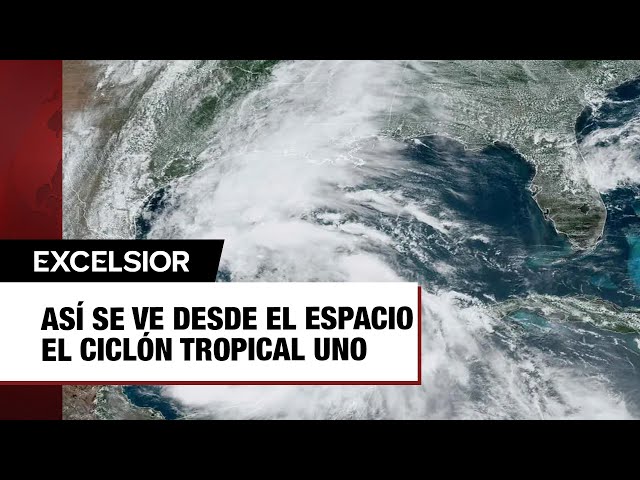 Así se ve desde el espacio el enorme remolino que forma el Ciclón Tropical Uno