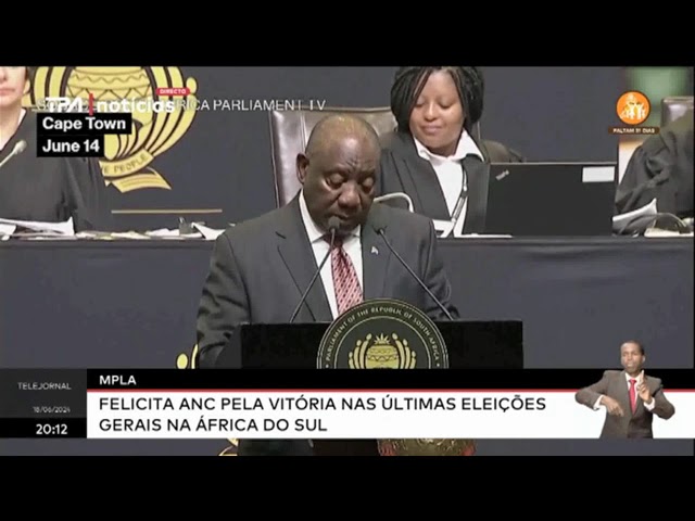 MPLA felicita ANC pela victória nas últimas Eleições Gerais na África do Sul