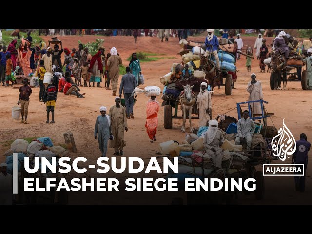 UN Security Council demands end to siege of el-Fasher in Sudan’s Darfur