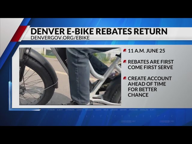 ⁣Denver’s e-bike rebate program returns for June
