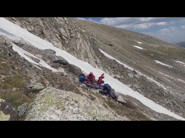 ⁣Skier falls thousands of feet at Skywalker Couloir