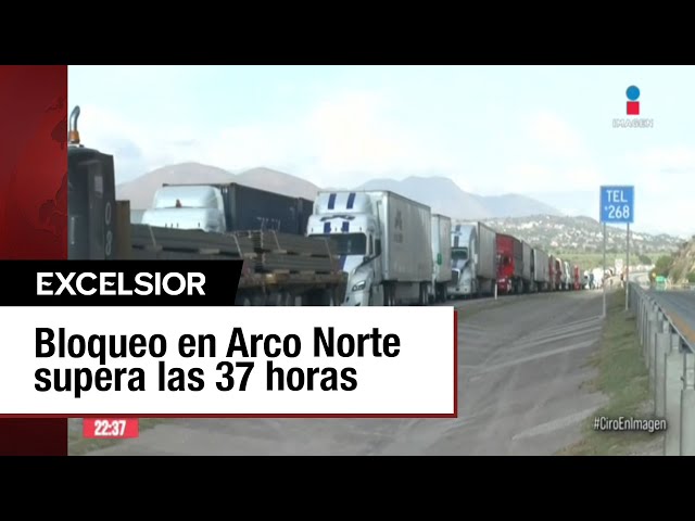 Se cumplen 37 horas del bloqueo de campesinos en el Arco Norte