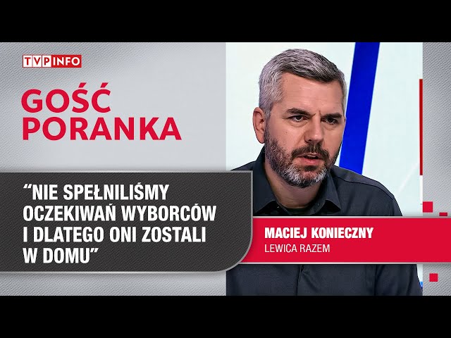 Konieczny: Lewica nie może zostać kolejnym daniem w menu Tuska | GOŚĆ PORANKA