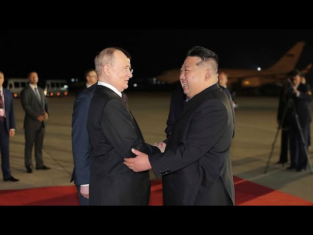 ⁣Putin arrives in North Korea to boost partnership with old ally