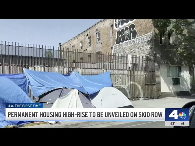 ⁣Permanent housing high-rise to be unveiled on Skid Row
