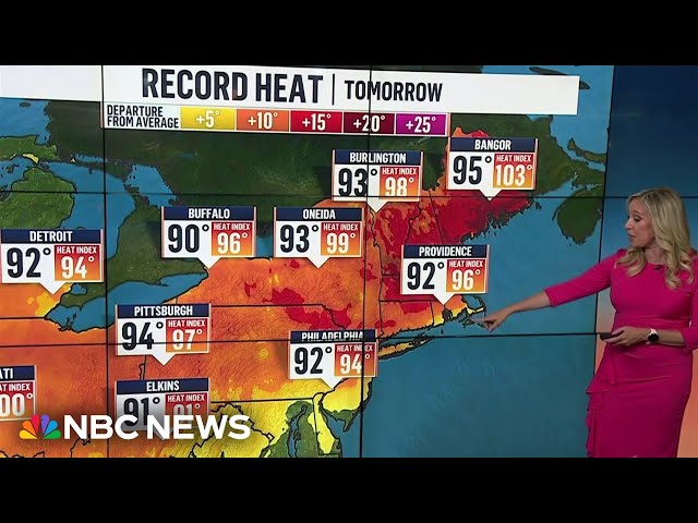 71 million people impacted by heat alerts and extreme weather will stretch into next week