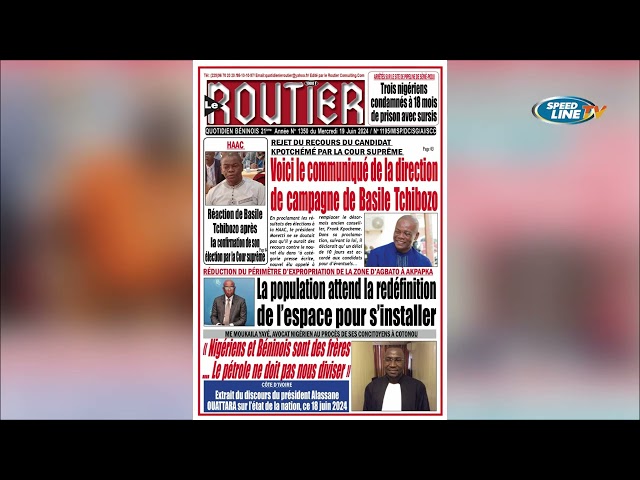 LA REVUE DES TITRES - 19 06 2024 - Romaric Dossa