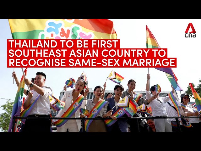 Thailand to be first Southeast Asian country to recognise same-sex marriage