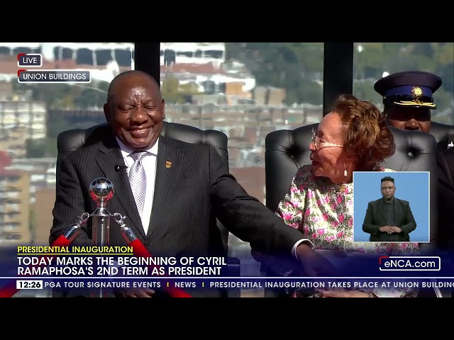 Presidential Inauguration | Ramaphosa signs swearing in certificate