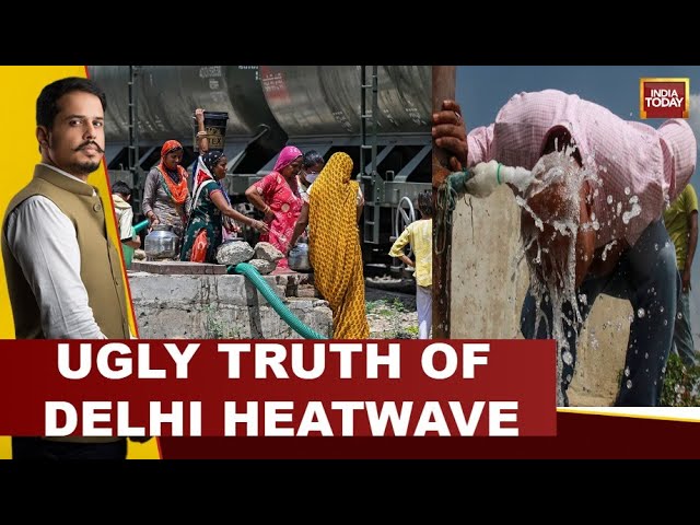 ⁣5ive Live With Shiv Aroor: Delhi Primed For Heatwave Hell | Ugly Truth Of Delhi Heatwave | Live News