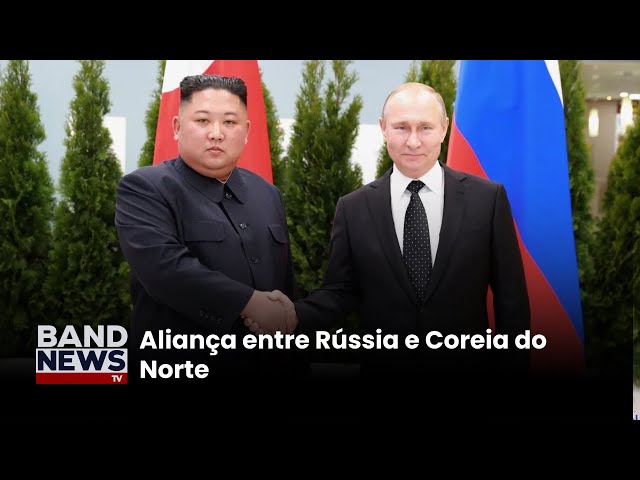 Putin e Kim Jong-un firmam acordo de defesa mútua | BandNews TV