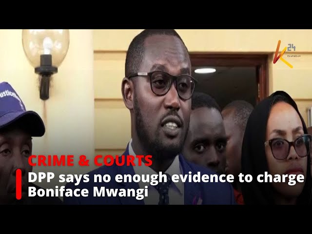 ⁣DPP says no enough evidence to charge Boniface Mwangi