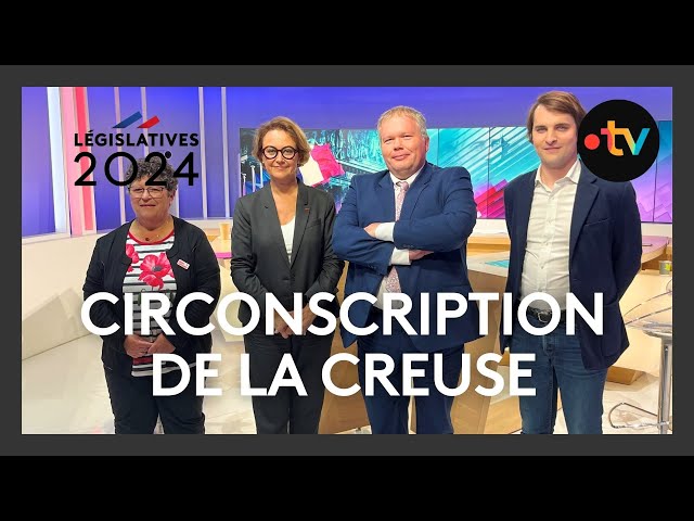 #LÉGISLATIVES2024 Débat du 1er tour pour la circonscription de la Creuse