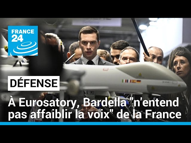 Défense : Bardella "n'entend pas affaiblir la voix" de la France à l'internation