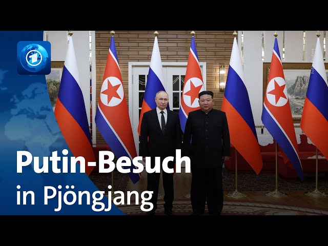 Putin zu Gast in Nordkorea