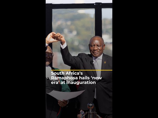 South Africa's Ramaphosa hails ‘new era’ at inauguration | #AJshorts