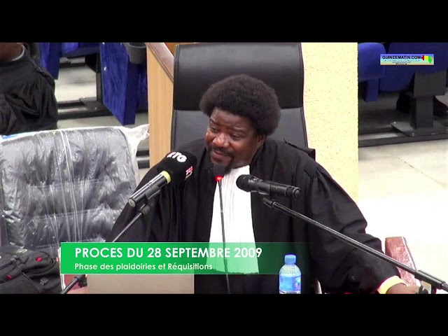 ⁣ Audience du 19 Juin 2024 : Suite des plaidoiries des avocats de capitaine  Moussa Dadis Camara