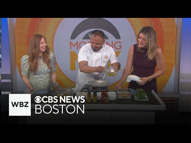 Chef Nimesh Maharjan from Tuscan Brands makes an Italian summer dish