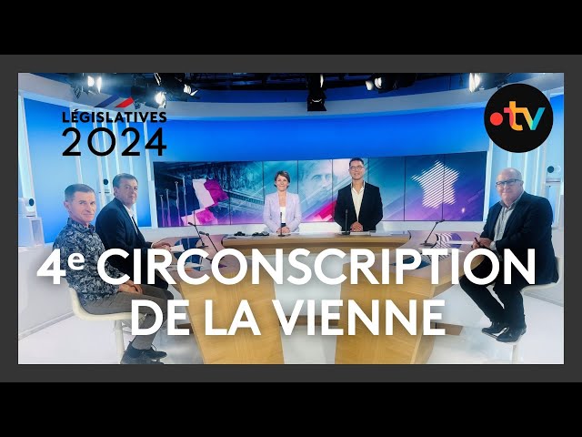 LÉGISLATIVES 2024 : Débat sur les enjeux dans la 4ᵉ circonscription de la Vienne