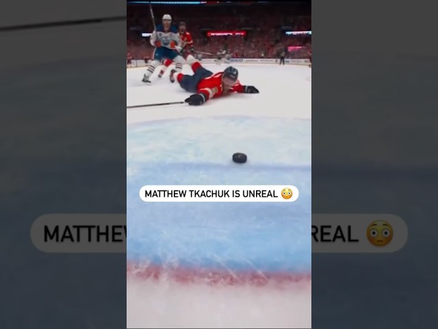 ⁣An Unreal Hustle Play By Matthew Tkachuk 