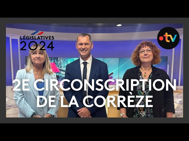 #LÉGISLATIVES2024 Débat du 1er tour de la 2ᵉ circonscription de Corrèze