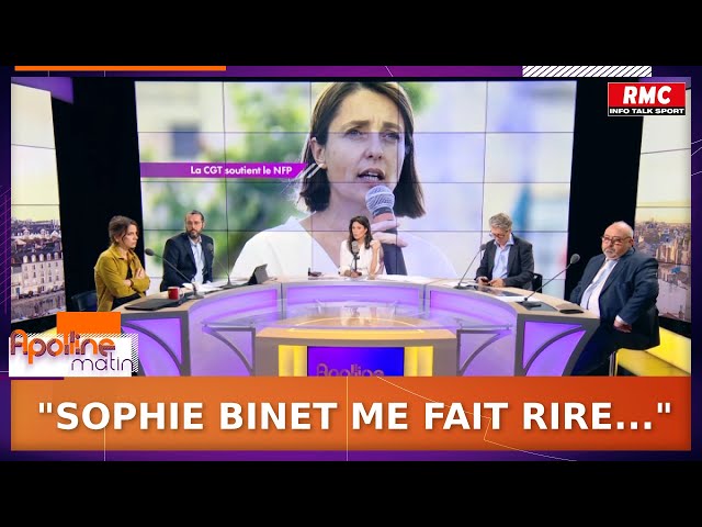 La CGT appelle à voter pour le Nouveau Front populaire : "Binet me fait rire", ironise cet