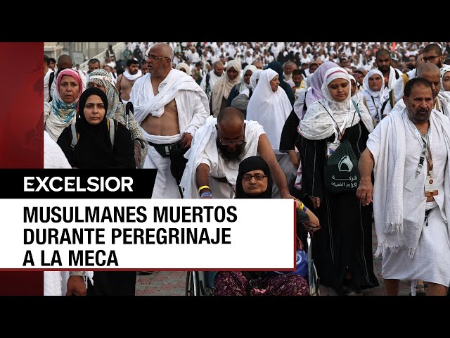 ⁣Por calor, cientos de musulmanes mueren en la peregrinación a La Meca