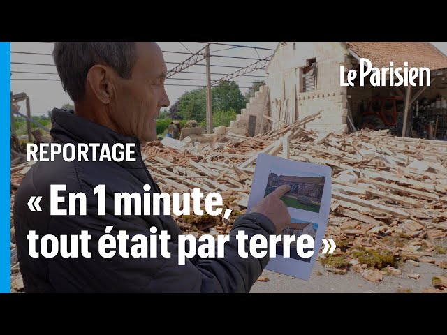 Un village de l'Oise traversé par une impressionnante tornade