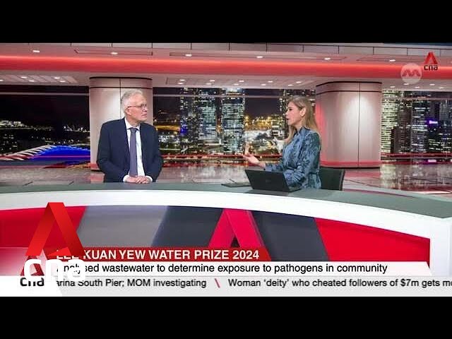 Dutch scientist Gertjan Medema on winning Lee Kuan Yew Water Prize 2024