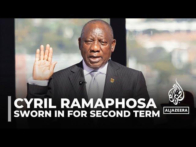 ‘New era’: Ramaphosa sworn in as South Africa’s president for second term