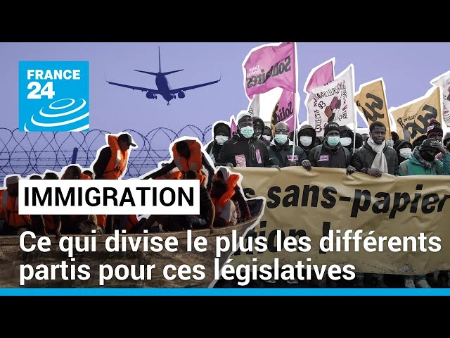 Législatives : l'immigration au cœur de la campagne • FRANCE 24