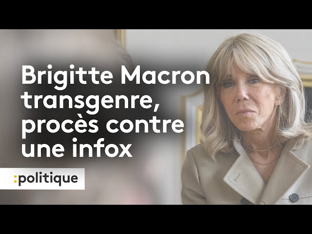 ⁣Infox sur Brigitte Macron, femme transgenre : deux femmes jugées en diffamation