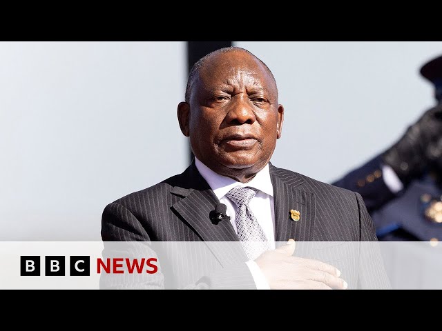 ⁣South Africa's President Cyril Ramaphosa vows 'new era' at inauguration | BBC News