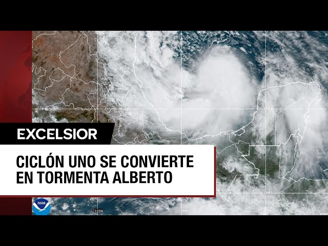 Así será el avance de la tormenta tropical Alberto por el Golfo de México