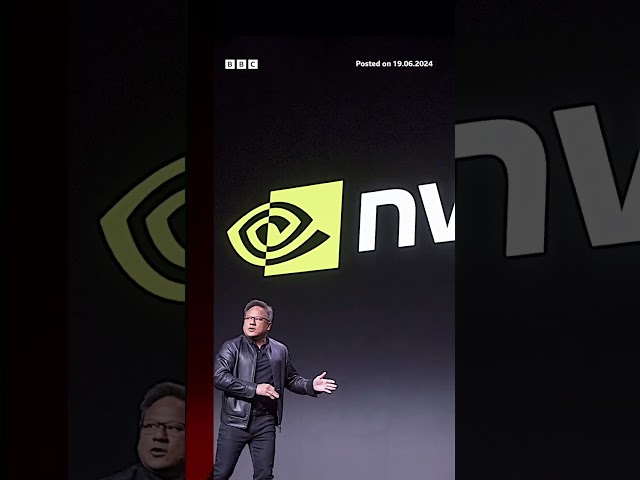 ⁣Nvidia is now the world's most valuable company. #Nvidia #BBCNews