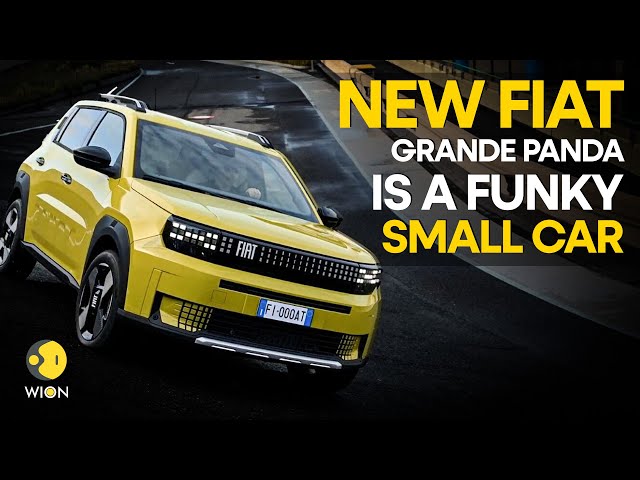 ⁣New Fiat Grande Panda unveiled as a funky, small EV | WION Drive