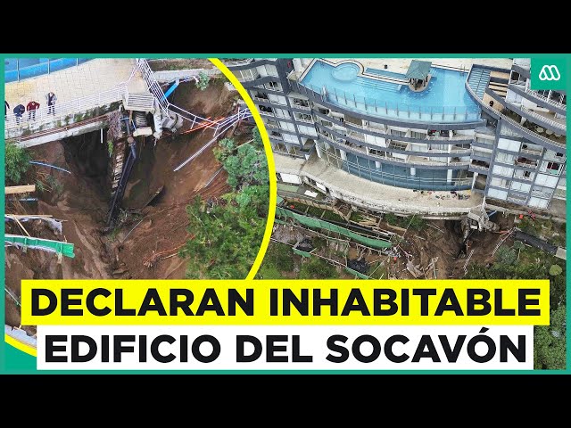 Socavón: Declaran inhabitable el edificio Euromarina II por desplazamiento de tierra