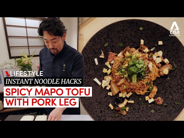 Instant noodle recipe: Spicy pork yakisoba by Hashida’s Chef Kenjiro Hashida