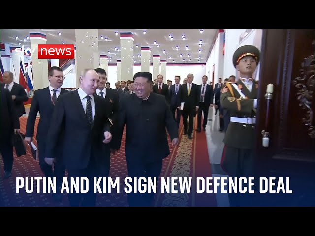 Putin and Kim sign new defence deal